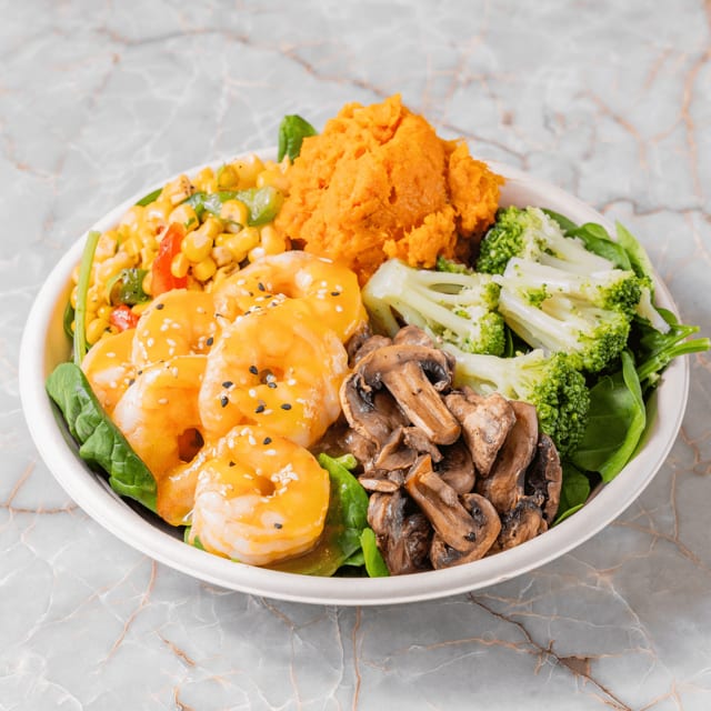CYO Hawaiian Shrimp Bowl.