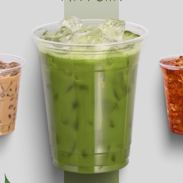 Matcha Iced Latte.