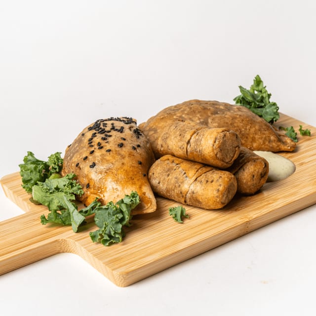 Spinach empanada.